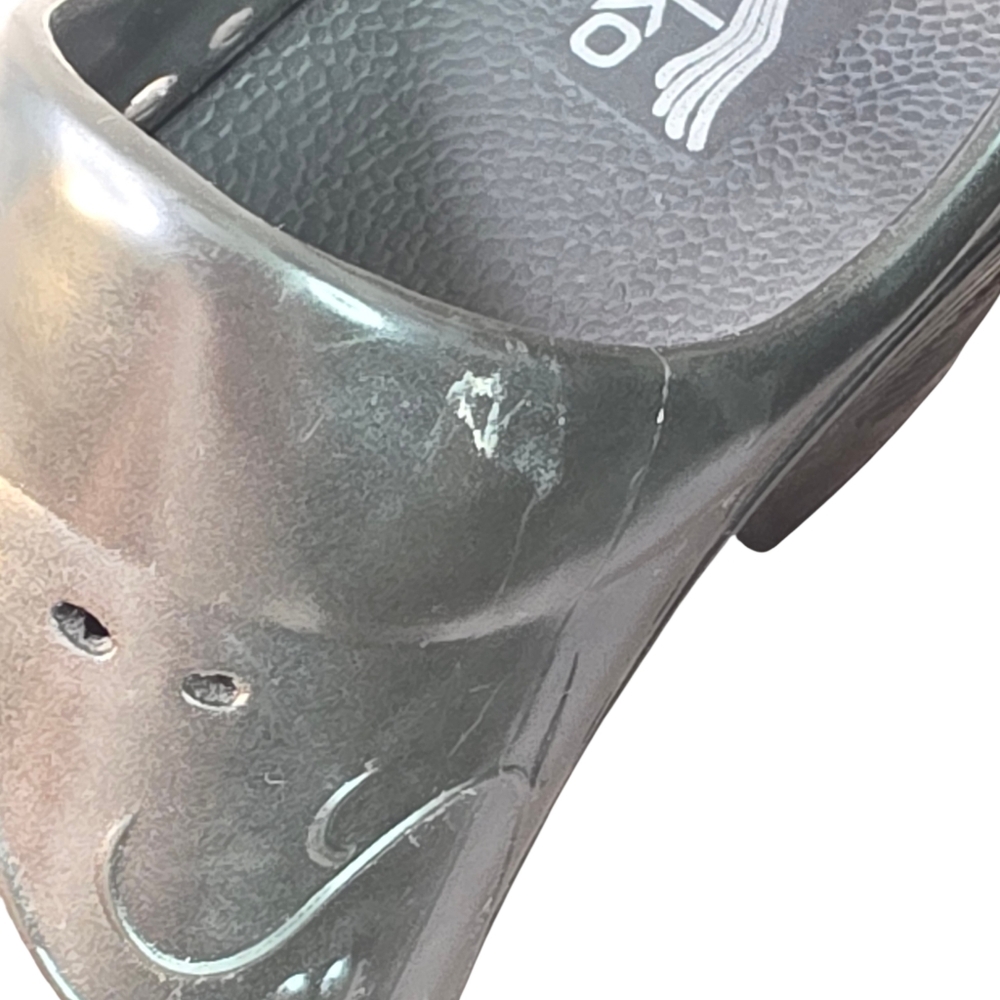 Dansko Pixie Black Floral Rubberized Nursing Casu… - image 10